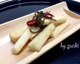 ささっと1品！長芋の塩昆布チーズ作り方4写真