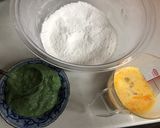 米粉と豆乳ほうれん草のホットケーキ作り方6写真