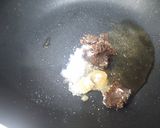 若ごぼう葉（ふきの葉）のピーナッツ味噌作り方7写真