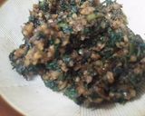 若ごぼう葉（ふきの葉）のピーナッツ味噌作り方9写真