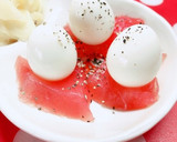 *マグロとうずら*作り方2写真