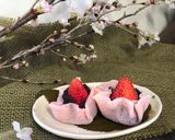 『ひなまつり』さくら餅　苺大福風作り方10写真