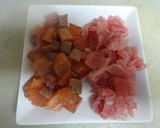 市販品で簡単＆豪華♪海鮮ちらし寿司ケーキ作り方4写真