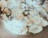 牡蠣のガーリック風味のパン粉焼き作り方2写真