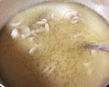 ふんわりとろり♡白子の味噌汁作り方7写真