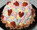 簡単にゆめかわいい♪ドームケーキ♪作り方9写真
