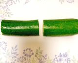 夏野菜ズッキーニの豚バラ巻き作り方1写真