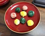 離乳食 さつま芋ひなあられで初節句作り方1写真