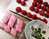 鈴カステラdeひな祭りカップデザート♪作り方2写真