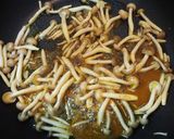 しめじのごまだれぽん酢炒め作り方4写真