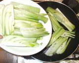 鶏肉と青梗菜の中華炒め♪簡単材料2つ作り方7写真
