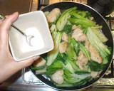 鶏肉と青梗菜の中華炒め♪簡単材料2つ作り方13写真