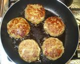カレーチーズハンバーグ♪簡単作り方8写真