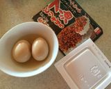 納豆と卵のラー油ふりかけまぜご飯作り方1写真