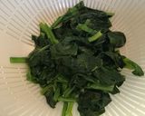 ほうれん草とベーコンのカルボナーラ作り方4写真