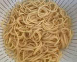 ほうれん草とベーコンのカルボナーラ作り方7写真