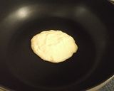 ホットケーキサンド　ベーコン水菜チーズ作り方6写真