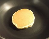 ホットケーキサンド　ベーコン水菜チーズ作り方7写真