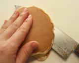 ホットケーキサンド　ベーコン水菜チーズ作り方9写真
