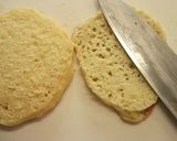 ホットケーキサンド　ベーコン水菜チーズ作り方10写真