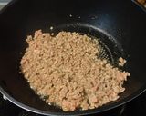 晩御飯に☆牛豚ひき肉とかぼちゃの煮物作り方2写真