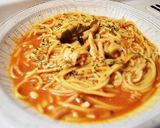 トマトクリームスープパスタ作り方13写真