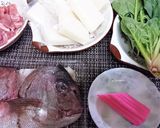 節約★だしが絶品★豪快【鯛のあら汁雑煮】作り方1写真