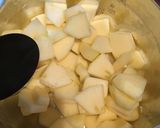 離乳食 ホットケーキ りんご煮添え作り方3写真