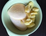 離乳食 ホットケーキ りんご煮添え作り方6写真