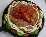 簡単！春☆新じゃが芽キャベツのモリモリ焼作り方5写真
