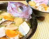節約★だしが絶品★豪快【鯛のあら汁雑煮】作り方31写真