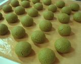 サラダ油で抹茶ミルク♡スノーボール作り方4写真