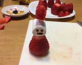 お雛様、全員集合！ひし形のひな祭りケーキ作り方10写真