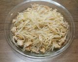 子供も食べる！もやしと鶏皮で酒のつまみ！作り方3写真