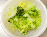 レンジで一品！白菜とカニカマの酢の物作り方2写真