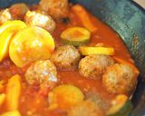 簡単★ふわふわ肉だんごのトマト煮込み♡作り方7写真