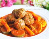 簡単★ふわふわ肉だんごのトマト煮込み♡作り方9写真