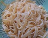 舞茸と春菊のフェットチーネ作り方2写真