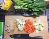 残り野菜の豆乳シチュー作り方1写真