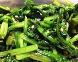 簡単☆春菊おひたし☆ごま油菊菜大量消費作り方3写真