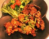 下味つけ鶏むね肉と牛肉の唐揚げ2種作り方3写真
