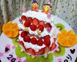 ❤️☺️2018年ひな祭りケーキ☺️❤️作り方6写真