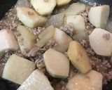 里芋と大根のひき肉あんかけ作り方6写真