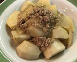里芋と大根のひき肉あんかけ作り方7写真