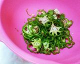 トマトとピーマンのポン酢あえ作り方3写真