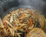 ごぼうと合挽肉のきんぴら作り方5写真