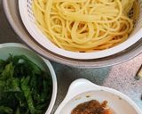 そぼろキムチピリ辛パスタ作り方2写真