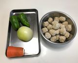 肉団子の甘酢あん作り方1写真