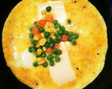 七味で簡単！ピリ辛チーズオムレツ作り方5写真
