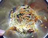 美しいだいこん葉とにんじんのもやしナムル作り方4写真